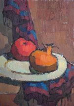 Apple and pomegranate