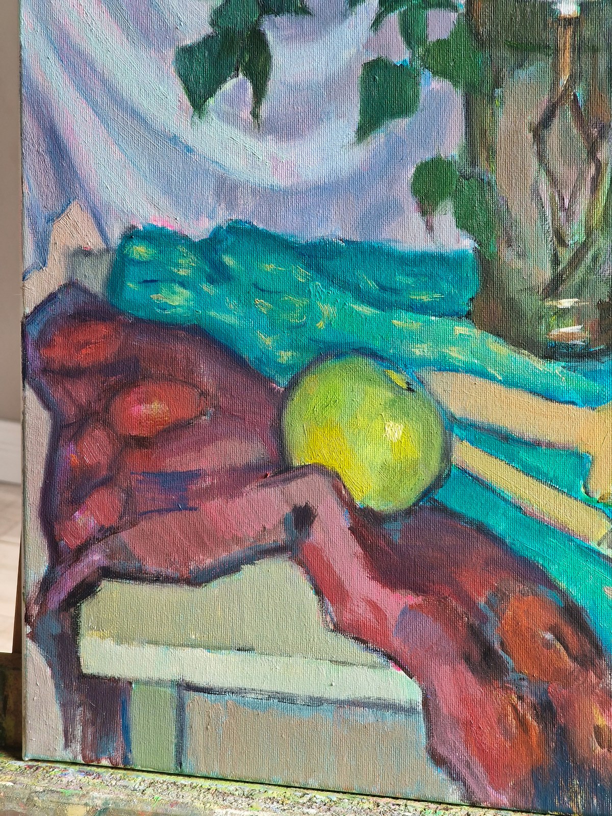 A bouquet of lilacs in the artist's studio VBP250503 P250503 4 A bouquet of lilacs in the artist's studio - Image 5