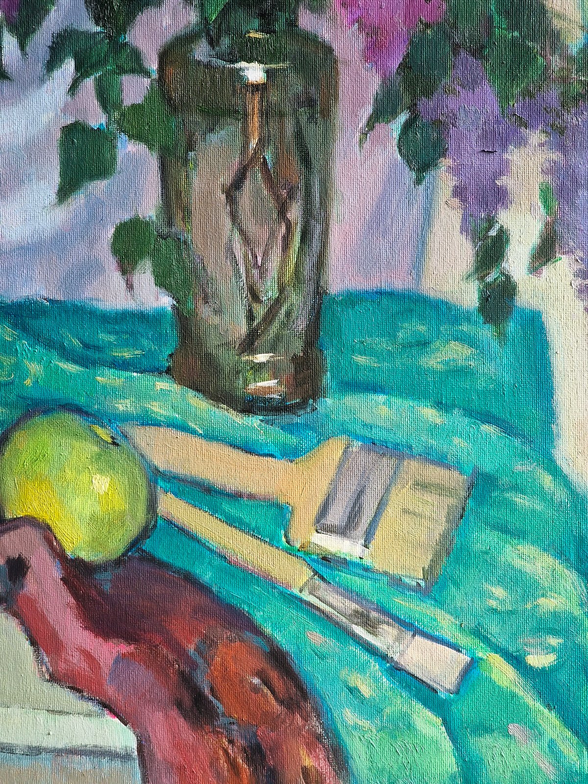 A bouquet of lilacs in the artist's studio VBP250503 P250503 5 A bouquet of lilacs in the artist's studio - Image 6