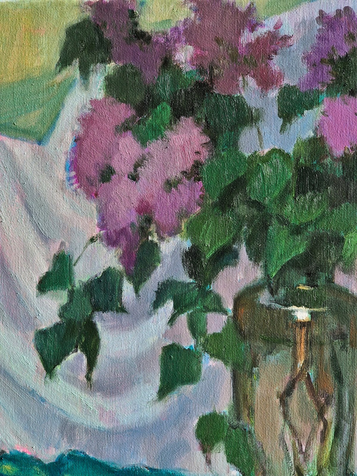 A bouquet of lilacs in the artist's studio VBP250503 P250503 7 A bouquet of lilacs in the artist's studio - Image 8