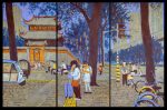 China, triptych
